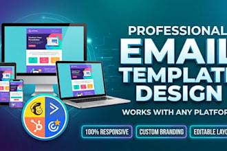 design professional and responsive email templates