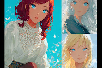 make design visual novel anime character