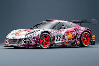 make racing car wrap, livery racing car, sports racing car, rally racing car