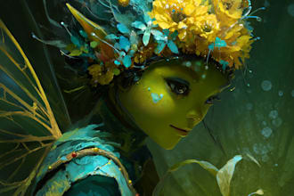 fantasy character art and fantasy character art