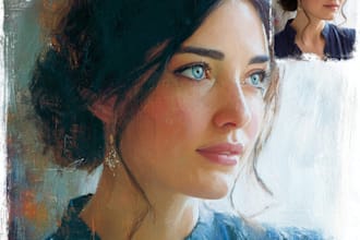 realistic digital portrait art in oil painting style