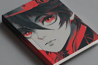 draw a book cover, monster art