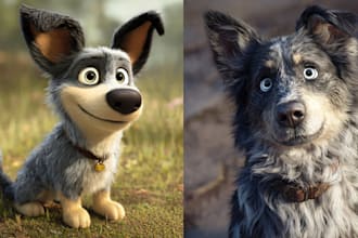 do unique disney pet portrait
