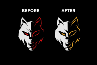 upgrade, modify, refresh, rebrand or revamp logo design