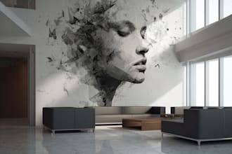 design wall art, decal, mural for your business