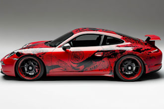 make racing car wrap, livery racing car, sports racing car