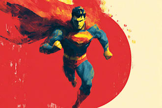 superhero comic book art and illustration