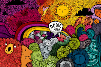 create cute and creative doodle illustrations for your ideas