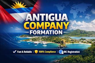 set up antigua company, ibc formation and tax structure offshore company