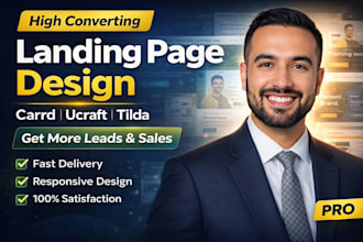 design landingpage on carrd ucraft tilda portfolio dorik webnode website builder