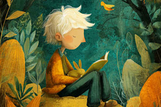 illustrate children story book illustration, picture book