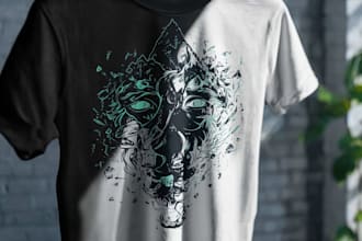 design realistic mockups for t shirts and apparel