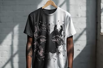 design modern t shirt mockups for your products