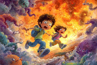 children story book illustration children story book