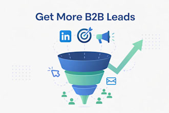 run linkedin ads campaign marketing management for targeted b2b lead generation