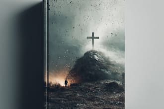 creat a unique and inspirational christian book cover designs