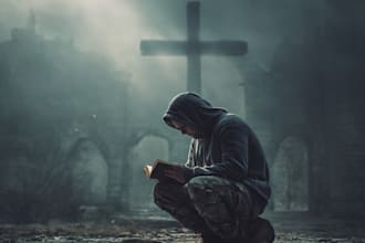 design a professional christian book cover