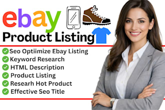 do ebay product listing, ebay listing ebay seo listing ebay product upload