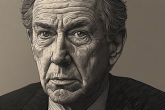create  a wsj style hedcut portrait for you