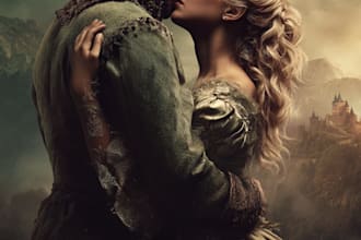 design professional romance book cover and erotic book cover design