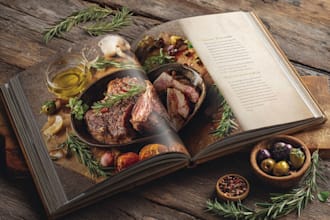 do cookbook cover or recipe book cover design