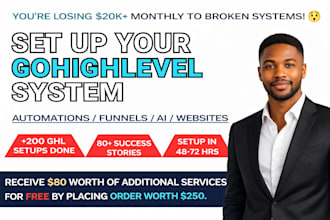 go high level, gohighlevel funnel ghl automation website, vapi ai and n8n expert