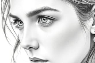 paint a marvelous pencil or charcoal portrait from your photo