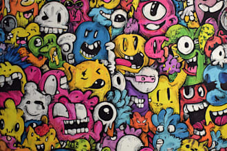 create custom graffiti wall art and street style