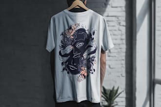 create stylish t shirt mockups for print on demand