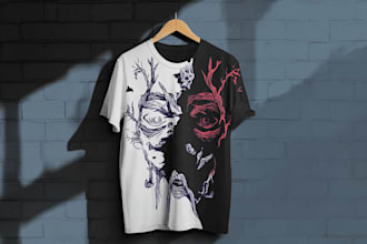 create modern t shirt mockups for print ready designs