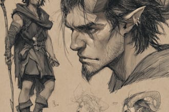paint illustration dnd character art