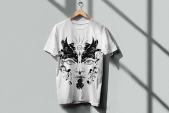 make clean and modern apparel mockups