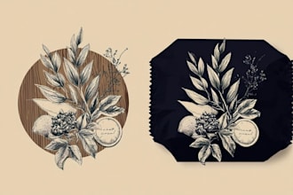 create detailed vintage botanical illustrations in antique style