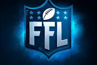 design sports fantasy leagues logo