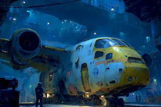 do complete mecha concept arts