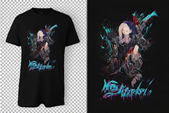 make unique anime tshirt and streetwear clothing designs