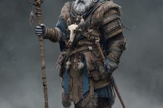 fantasy character art and fantasy character art
