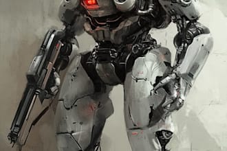 high quality robot, mecha concepts