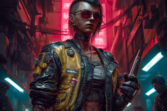 do you as a cyberpunk style character