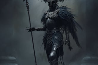 create a dark, horror, underground art illustration