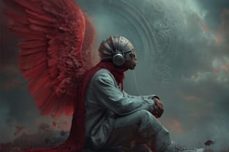 design album cover or music cover artwork