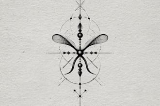 design genuine unique skull tattoo logo