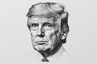 draw a wsj style hedcut and portrait art for you