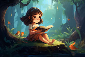 children book illustration and children book illustration