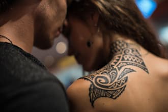 design traditional or modern tribal tattoo art