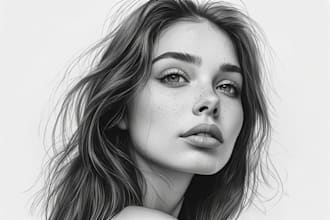 drawings with pencil and charcoal for you