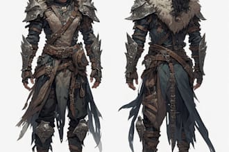 fantasy character art and fantasy character art