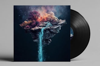 design album cover or single cover art