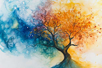 draw a watercolor illustration