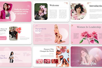 create presentation design, pitch deck, powerpoint, google slides